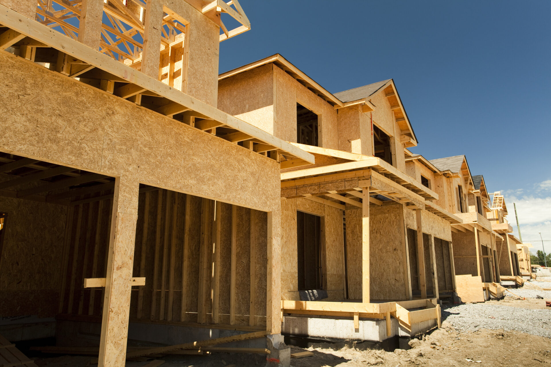 Energy Efficient Tiny Homes under construction